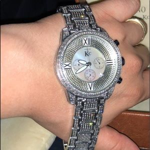 Men’s KC Techno Com Diamond Watch 8.00 carats